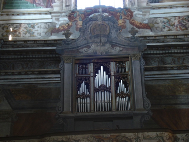 Organo Negri-Poncini 1764 - Chiesa di Santa Cristina.